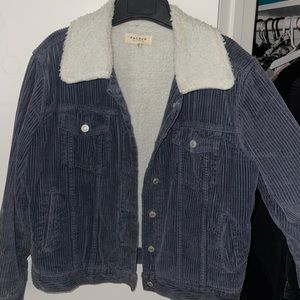 Pacsun purple/grey corduroy jacket | size medium | Color: Purplish/Grey